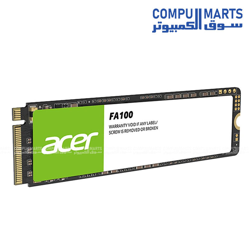 Acer FA100 – Internal SSD – Acer – 512GB M.2 NVMe PCIe Gen3 Solid State Drive