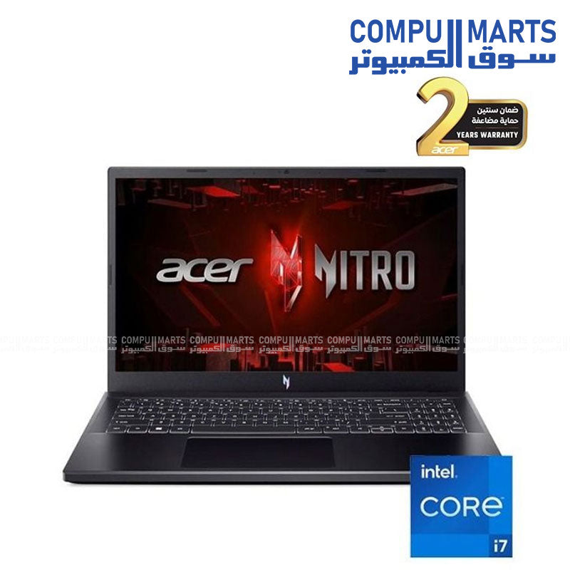 Acer Nitro V 15 i7 RTX 3050 Gaming Laptop Egypt