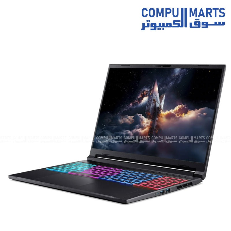Acer Nitro V 16S ANV16S-71 gaming laptop Core 5 RTX 5050 16 inch 180Hz display Obsidian Black
