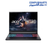 Acer Nitro V Slim 16" QHD 180Hz Gaming Laptop – Intel Core 7-240H, RTX 5050 8GB, 16GB RAM, 512GB SSD