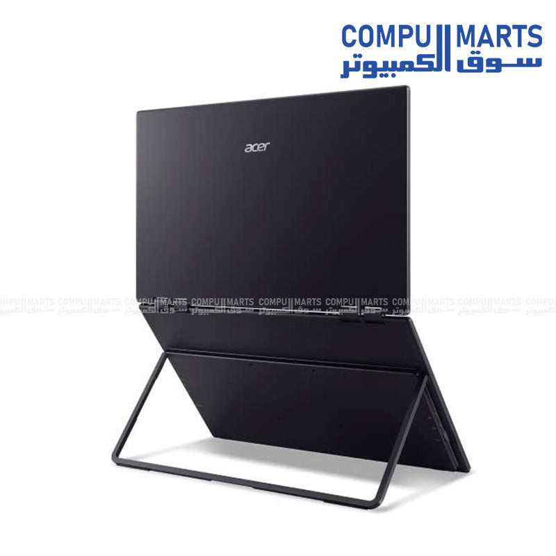 Acer PD243Y E black dual-screen monitor folded design and package layout