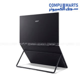 Acer PD243Y E black dual-screen monitor folded design and package layout