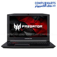 USED Acer Predator Helios 300 Gaming Laptop – i7-7700HQ – 16GB RAM – 256GB SSD + 500GB HDD – GTX 1060 6GB – 15.6" FHD – Windows 10 Pro – 3 Months Warranty