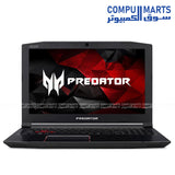 USED Acer Predator Helios 300 Gaming Laptop – i7-7700HQ – 16GB RAM – 256GB SSD + 500GB HDD – GTX 1060 6GB – 15.6" FHD – Windows 10 Pro – 3 Months Warranty