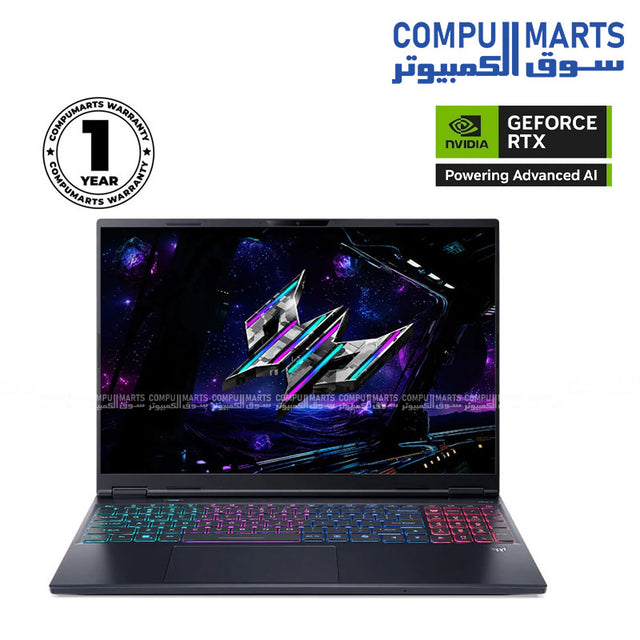 Acer Predator Helios Neo 16S gaming laptop with RTX 5070Ti and 16 inch 240Hz OLED display