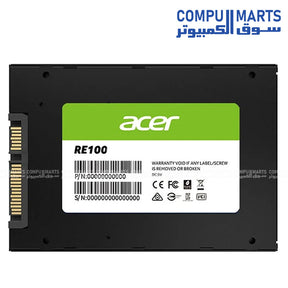 Acer RE100 – Internal SSD – Acer – 256GB 2.5 Inch SATA Solid State Drive