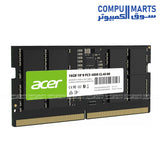 Acer SD200 DDR5 4800MHz CL40 SO-DIMM laptop memory module
