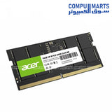Acer SD200 16GB DDR5 5600 MT/s CL46 SO-DIMM laptop memory