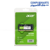 Acer SD200 DDR5 4800MHz CL40 SO-DIMM laptop memory module