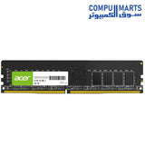 Acer UD100 16GB DDR4 3200MHz Desktop RAM CL22 – Egypt
