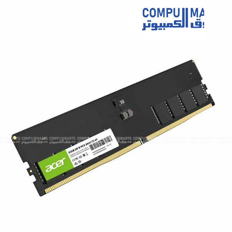 Acer UD200 32GB DDR5 5600MHz CL46 288pin 1.1V UDIMM desktop memory