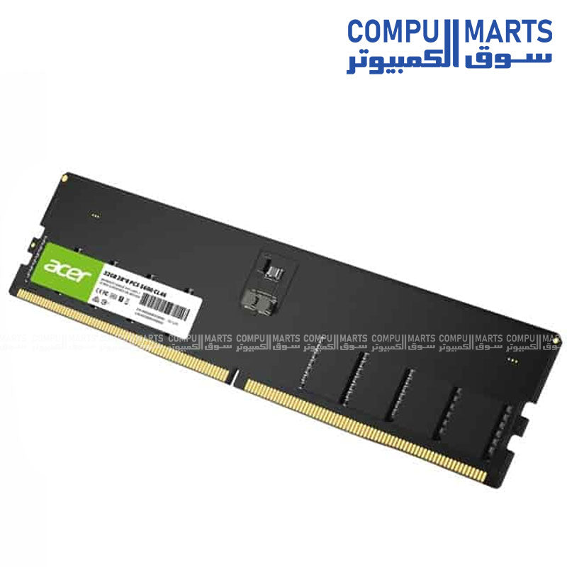 Acer UD200 32GB DDR5 5600MHz CL46 288pin 1.1V UDIMM desktop memory