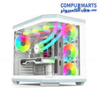 Acer V950W Mid Tower ATX ARGB Gaming PC Case in White front and side perspective available at Compumarts Egypt