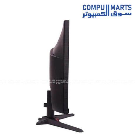 Acer VG240Y W3bmiipx 23.8 Inch Full HD IPS gaming monitor front view with anti-glare flat panel screen