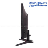 Acer VG240Y W3bmiipx monitor profile showing tilt angle and sleek black stand design available at Compumarts Egypt