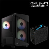 Aerocool B312F Flow ARGB Case with LUX 550W 80 Plus Bronze PSU bundle