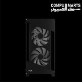 Aerocool B312F Flow ARGB Mid-Tower Gaming Case in matte black