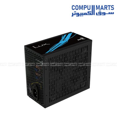 Aerocool LUX 650W – Power Supply Unit – Aerocool – 80Plus Bronze – APFC – Silent 12cm Fan – Flat Cables – High Efficiency – Gaming PSU