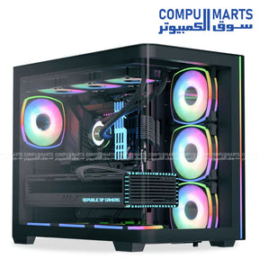 Aerocool P500C Evo with Curved Tempered Glass