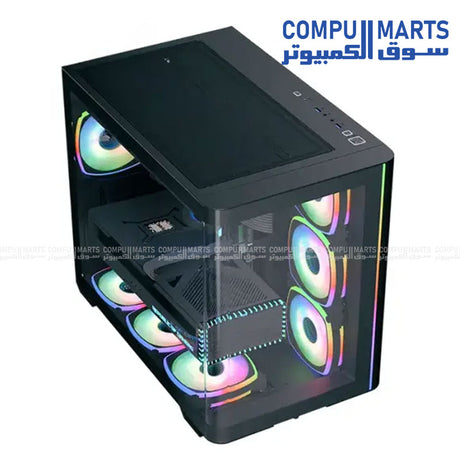Aerocool P500C Evo with Curved Tempered Glass