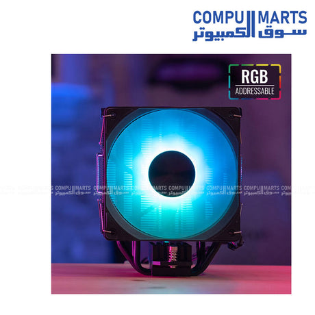 Aerocool Rime 4 Dual ARGB CPU Cooler Dual Fan HCTT 250W Egypt
