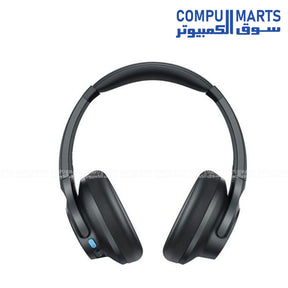 Anker Soundcore Q11i wireless headphone with 40mm drivers BassUp technology and 60 hour playtime dark grey over ear model A3005HA1 available in Egypt