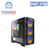 Antec AX1000 Lite ARGB Case + Atom B750 750W PSU – Gaming Case Bundle – Antec – 4x140mm ARGB Fans 80 Plus Bronze PSU