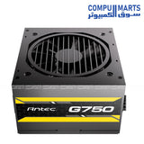 Antec AX1000 Lite ARGB Mid-Tower Case with 4×140mm ARGB Fans + Antec Atom G750 80+ Gold Semi-Modular PSU (5 Years Warranty)