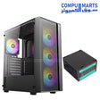 Antec AX65 gaming case with 4 ARGB fans and Atom V450 power supply