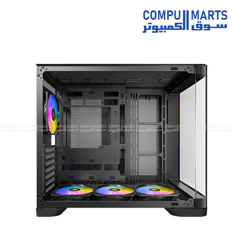 Antec C5 Curved Black gaming PC case with 4 ARGB fans