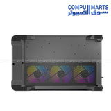 Antec C5 Curved Black gaming PC case with 4 ARGB fans