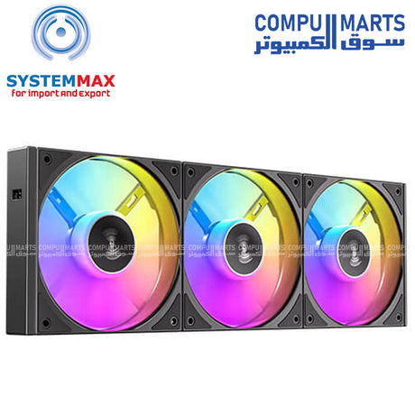 CONNECT120 REVERSE – ARGB PWM Fan – Antec – 120mm reverse blade 3 pack with hydraulic bearing