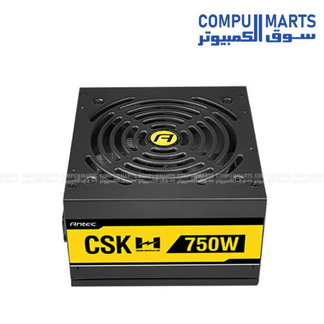 Antec CSK750H 750W 80+ Bronze Semi-Modular Power Supply – High-Efficiency Gaming PSU