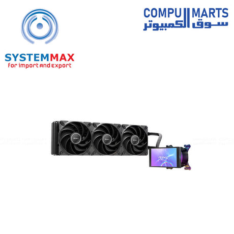 Antec VORTEX VIEW 360 ARGB liquid CPU cooler 360mm radiator LCD display high performance AIO cooling