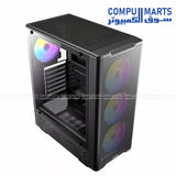 Antec VX310 ARGB Mid-Tower Case with 4 Fans and 650W PSU