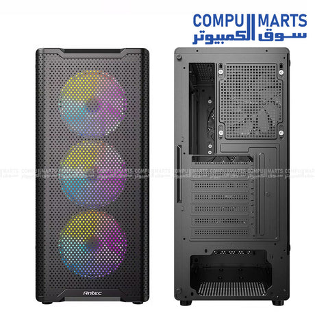 Antec VX310 ARGB Mid-Tower Case with 4 Fans and 650W PSU