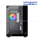 Xigmatek Aqua Compact mid tower case with 4 ARGB PWM fans
