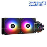 Aqua Elite 240 V3 – AIO CPU Cooler – Thermalright – 240mm Liquid Cooler ARGB Dual Fan High Performance
