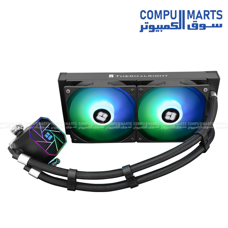 Aqua Elite 240 V3 – AIO CPU Cooler – Thermalright – 240mm Liquid Cooler ARGB Dual Fan High Performance