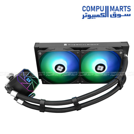 Aqua Elite 240 V3 – AIO CPU Cooler – Thermalright – 240mm Liquid Cooler ARGB Dual Fan High Performance