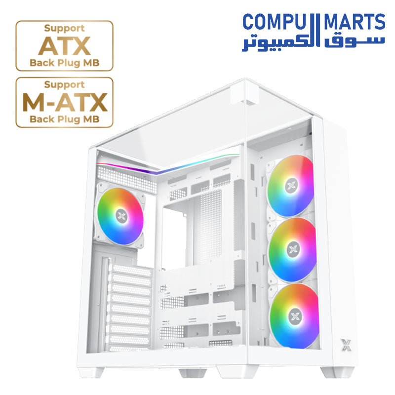 Xigmatek Aqua V Type C Argb Mid Tower Case (Type C )