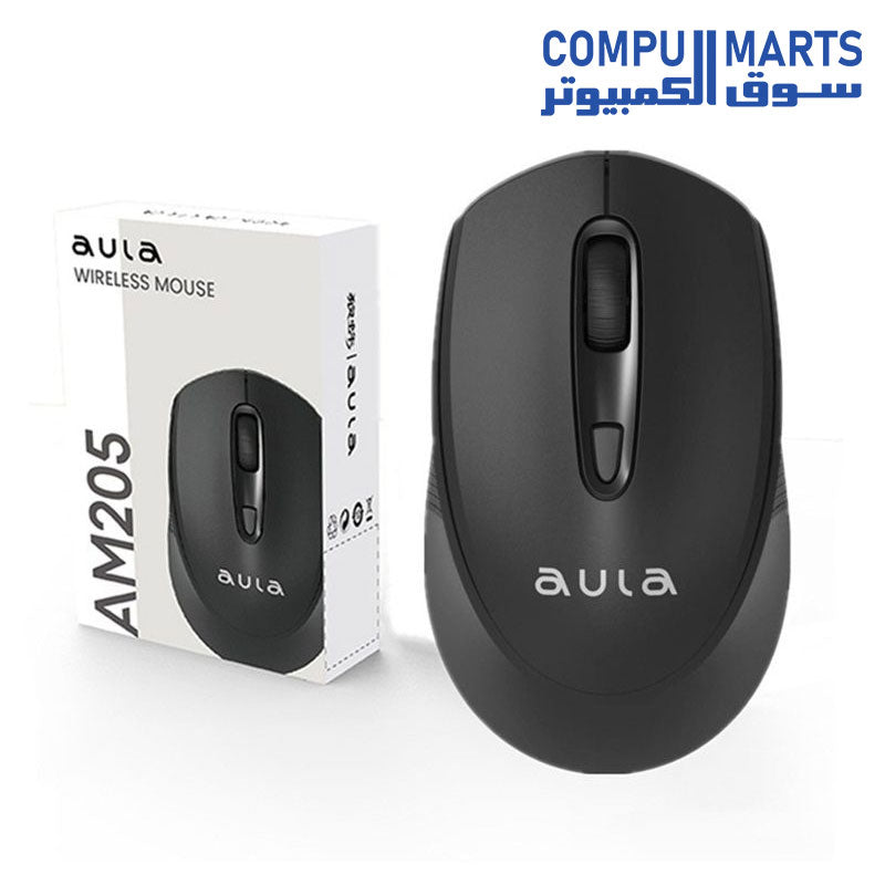 AM205-Mouse-Aula-Wireless-1600DPI-Black