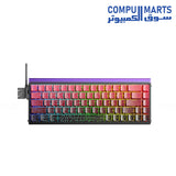 Aula HERO 68  Lighthouse Magnetic Keyboard with RGB Lighting and Metal Control Knob