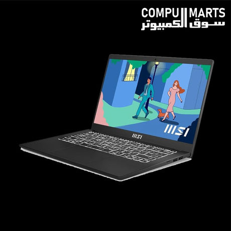 Modern-14-C12M-LAPTOP-MSI- i5-1235U-8GB- DDR4 -3200MHz-RAM-512GB-SSD-Intel Graphic