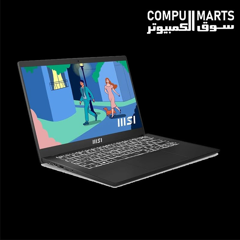 Modern-14-C12M-LAPTOP-MSI- i5-1235U-8GB- DDR4 -3200MHz-RAM-512GB-SSD-Intel Graphic