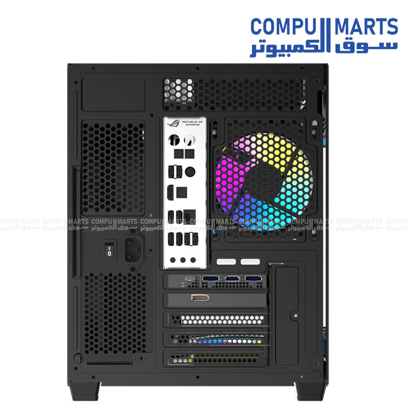 DarkFlash B275 PC case in black with M-ATX and ITX support, 340mm GPU clearance, and 280mm top radiator support