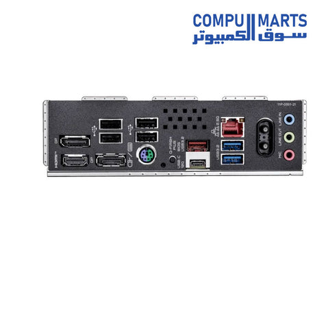Rear panel connectors of the GIGABYTE B650EM DS3H WIFI6E board at Compumarts.