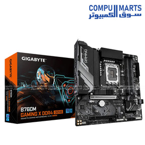 Gigabyte B760M Gaming X DDR4 Gen5 motherboard – Intel LGA1700, PCIe 5.0, 2.5GbE LAN – Egypt
