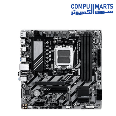 Top view of the GIGABYTE B840M GAMING X WIFI6E motherboard available at Compumarts.