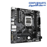 DDR5 memory slots on the GIGABYTE B840M H supporting 128 GB for Egypt users.
